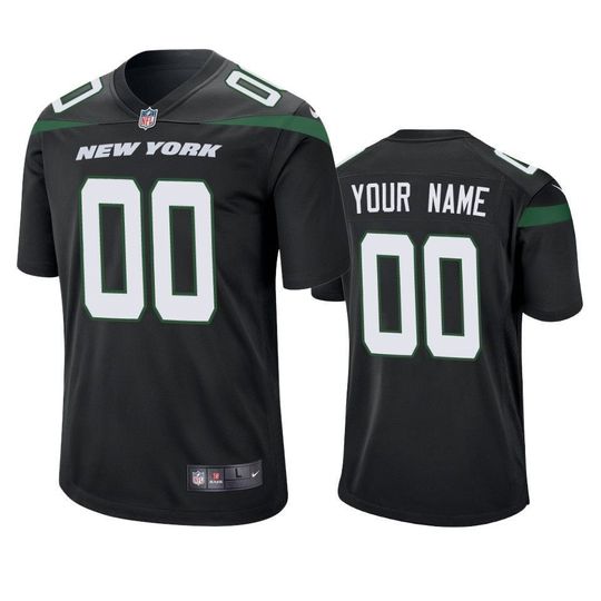 Men's Jets ACTIVE PLAYER Black Vapor Untouchable Limited Stitched NFL Jersey (Check description if you want Women or Youth size)