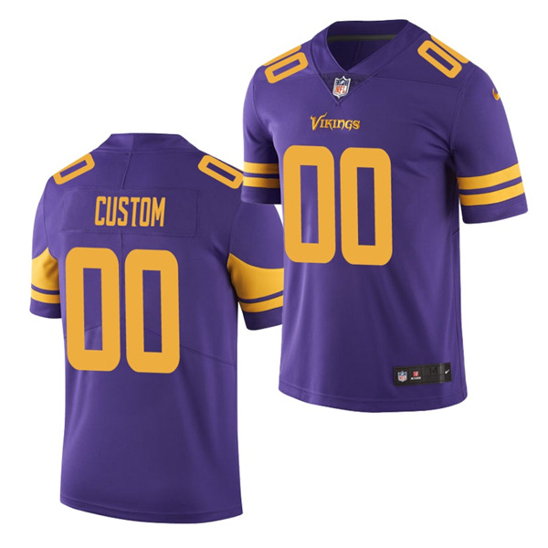 Men's Vikings ACTIVE PLAYER Purple Legend Limited Stitched NFL Jersey (Check description if you want Women or Youth size)