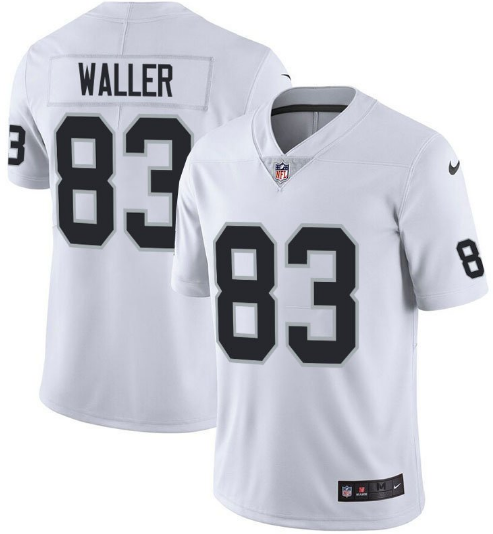 Men's Oakland Raiders #83 Darren Waller White Vapor Untouchable Limited ...