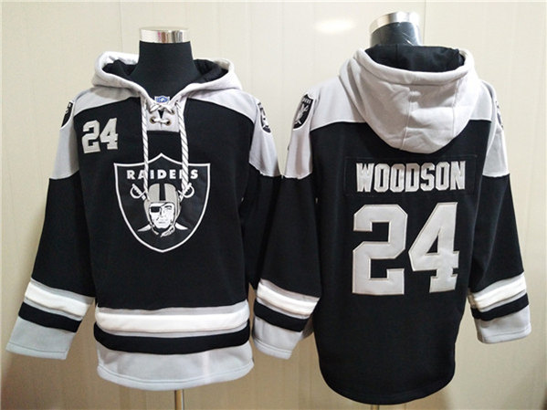 Nike Raiders 24 Charles Woodson White Men Stitched NFL New Elite Jersey