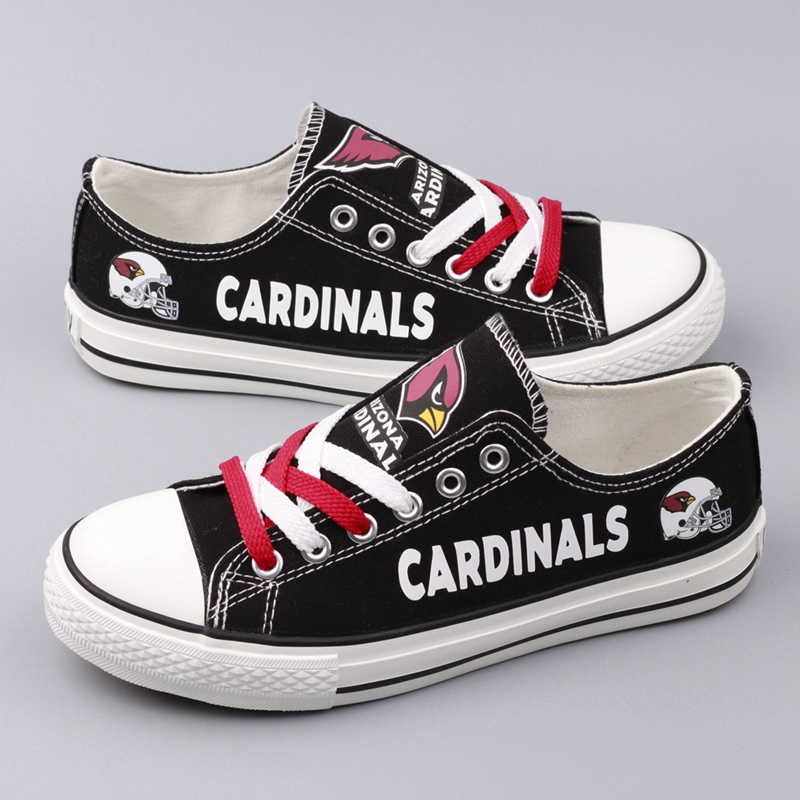 Women or Youth NFL Arizona Cardinals Repeat Print Low Top Sneakers