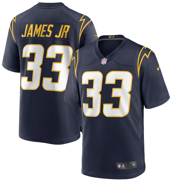Men's Los Angeles Chargers #33 Derwin James 2020 Navy Alternate Game NFL Stitched Jersey