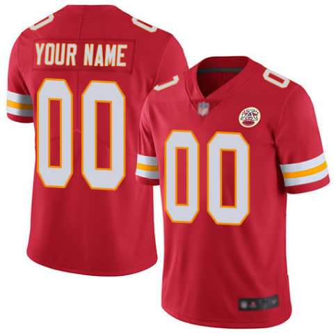 Men's Chiefs ACTIVE PLAYER Red Vapor Untouchable Limited Stitched NFL Jersey (Check description if you want Women or Youth size)