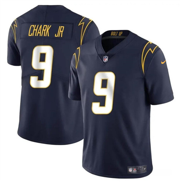Men's Los Angeles Chargers #9 DJ Chark Jr Navy 2024 Vapor Limited Football Stitched Jersey