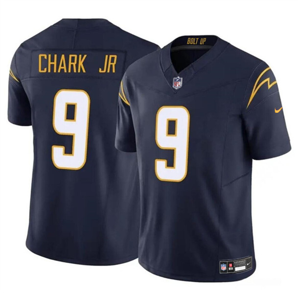 Men's Los Angeles Chargers #9 DJ Chark Jr Navy 2024 F.U.S.E. Vapor Limited Football Stitched Jersey