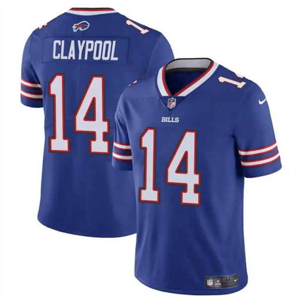 Men's Buffalo Bills #14 Chase Claypool Blue 2024 Vapor Untouchable Limited Football Stitched Jersey