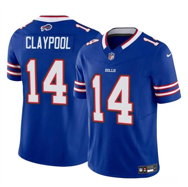 Men's Buffalo Bills #14 Chase Claypool Blue 2024 F.U.S.E. Vapor Untouchable Limited Football Stitched Jersey