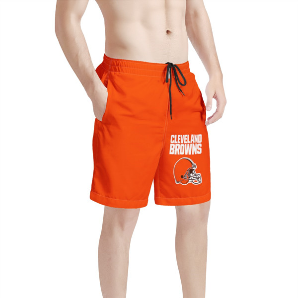 Men's Cleveland Browns Orange NFL Shorts [NikeNFL-Browns ...