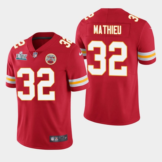 Men's Chiefs #32 Tyrann Mathieu Red Super Bowl LIV Vapor Untouchable Limited Stitched NFL Jersey