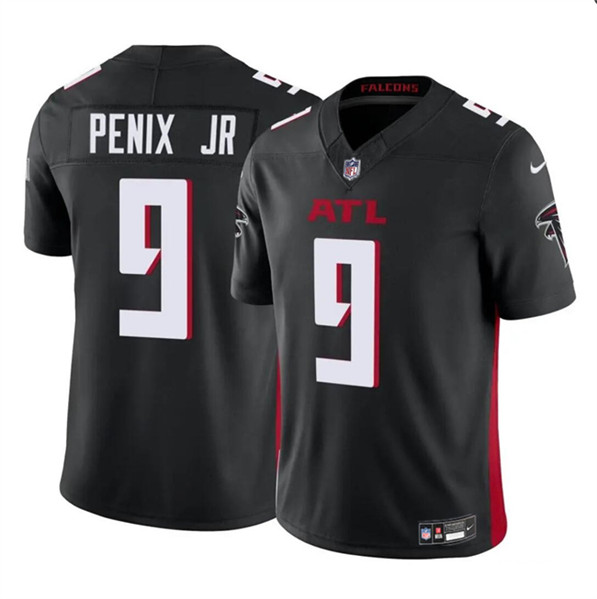 Men's Atlanta Falcons #9 Michael Penix Jr Black 2024 Draft F.U.S.E. Vapor Untouchable Limited Football Stitched Jersey