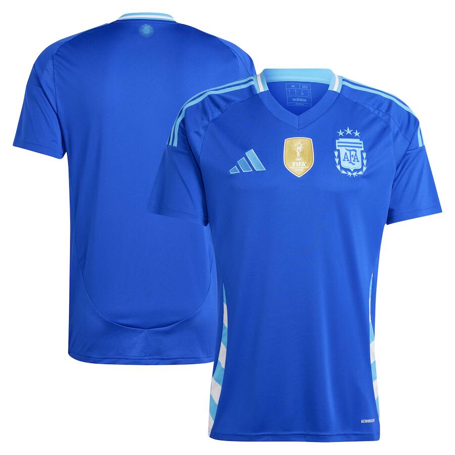 Men's Argentina Blue Blank Away Soccer Jersey