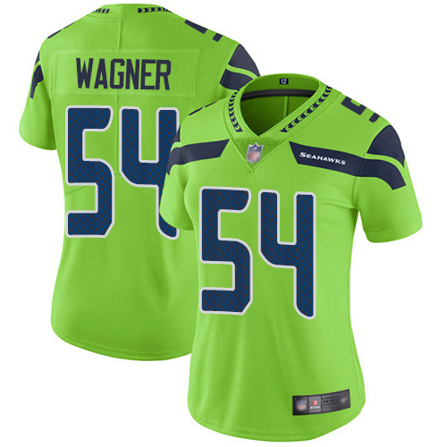 Women's Seahawks #54 Bobby Wagner Green Vapor Untouchable Limited Stitched NFL Jersey