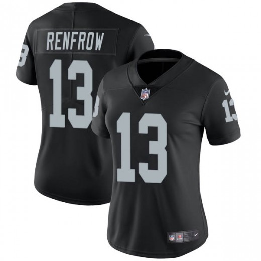 Women's Oakland Raiders #13 Hunter Renfrow Black Vapor Untouchable Limited Stitched NFL Jersey