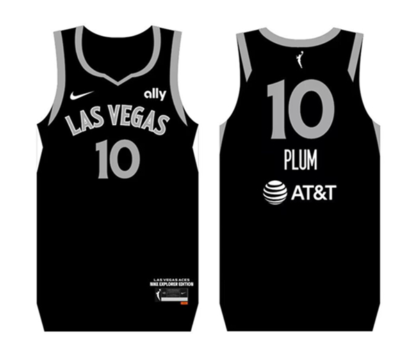 Men's Las Vegas Aces Active Player Custom Black Stitched Basketball Jersey