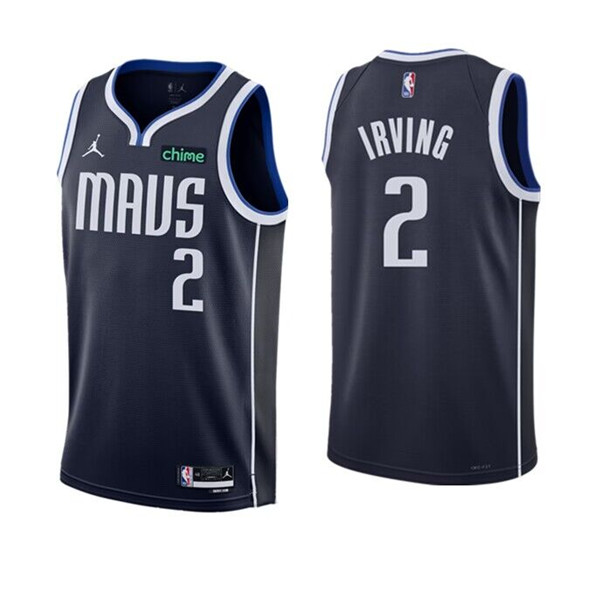 Youth Dallas Mavericks #2 Kyrie Irving Blue 2023/23 City Edition ...