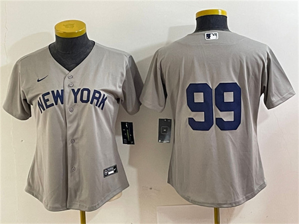 Youth New York Yankees #99 Aaron Judge Gray Stitched Baseball Jersey