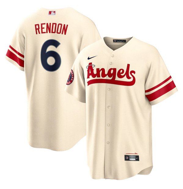 Youth Los Angeles Angels #6 Anthony Rendon Cream City Connect Stitched Jersey