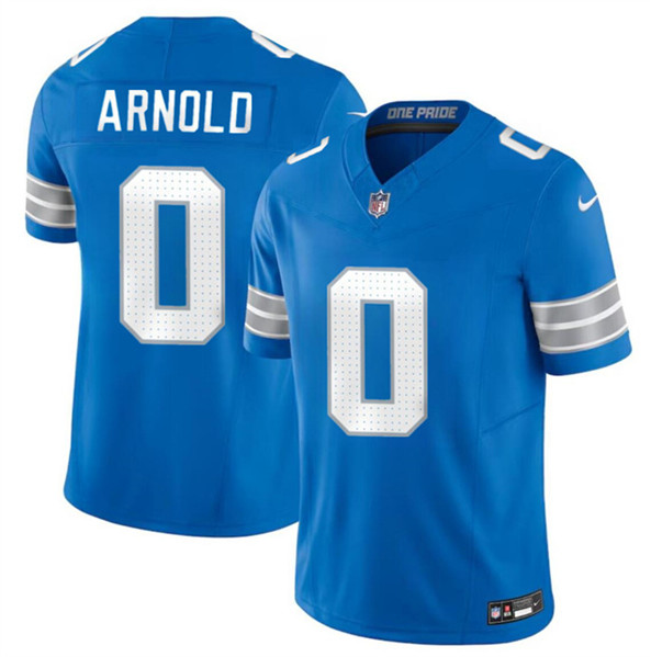 Youth Detroit Lions #0 Terrion Arnold Blue 2024 Draft F.U.S.E. Vapor Untouchable Limited Football Stitched Jersey