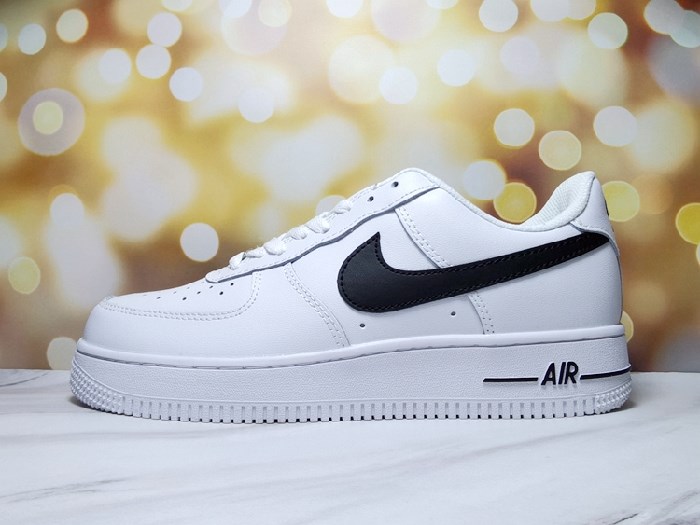 Men's Air Force 1 Low White/Black Shoes 0172 [Men_Air Force 1_172 ...