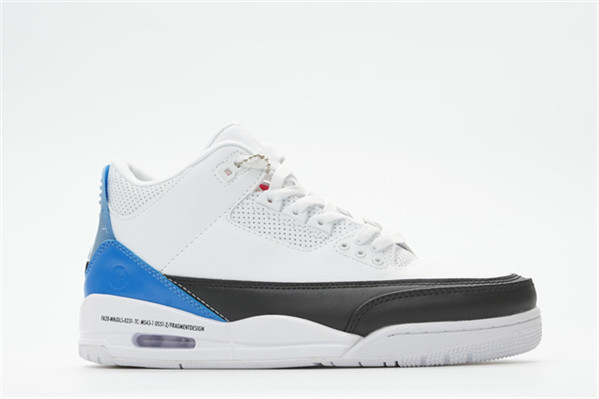 Men's Running weapon Air Jordan 3 White/Blue Shoes 119