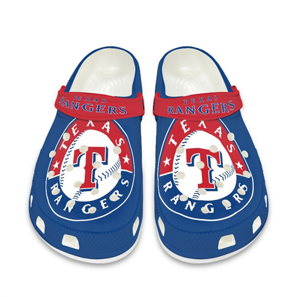 Women's Texas Rangers Bayaband Clog Shoes