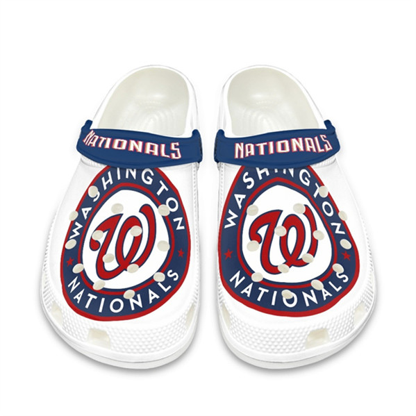 Women's Washington Nationals Bayaband Clog Shoes