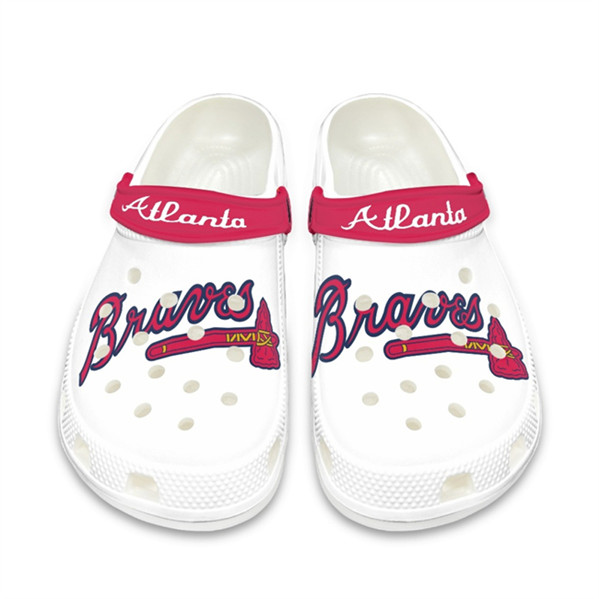 Women's Atlanta Braves Bayaband Clog Shoes